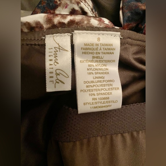 Anne Cole signature one shoulder swim suit new - no tags size 8 - Picture 2 of 4